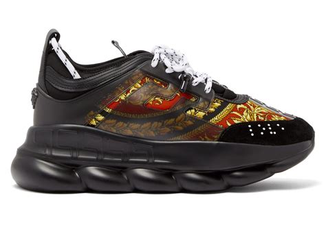 versace chain tennis shoes|versace chain reaction twill.